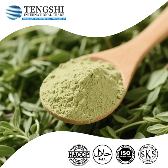 Alfalfa Powder 20% Plant Protein Vegetarian Meal Replacement Powder Raw Material Support OEM 